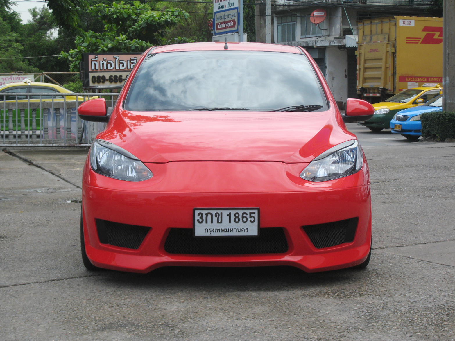 ชุดแต่ง Mazda2 2009-2013 กันชนหน้า Autobahn